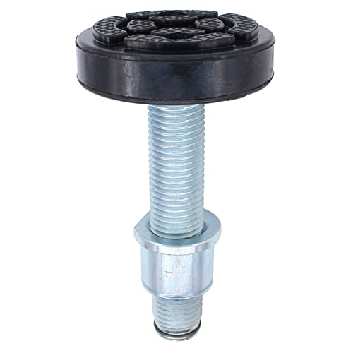 Doo Engy Drehteller Tragarmteller Gummiteller Hebebühne Aufnahmeteller Gummiauflage Nussbaum 235mm für 2 Säulen Hebebühnen ausdrehbar Aufnahme 50mm universal