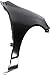 Evan Fischer Front Fender Compatible With 2003-2008 Toyota Corolla Primed Steel For CE/LE Models Passenger Side