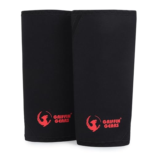 Image of 7mm Knee Sleeves Compression Sleeves for Men & Women Knee Support & Pain Relief | Multipurpose Gym Workouts Deadlifts Squats Powerlifting Knee Cap | Knee Guard (Pair)