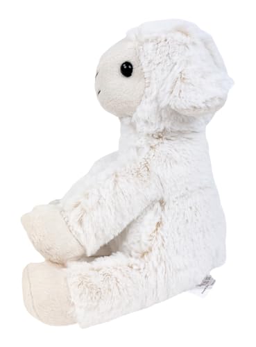 Inware 5912 - Kuscheltier Schaf Beo, Creme, sitzend, 19 cm, Schmusetier