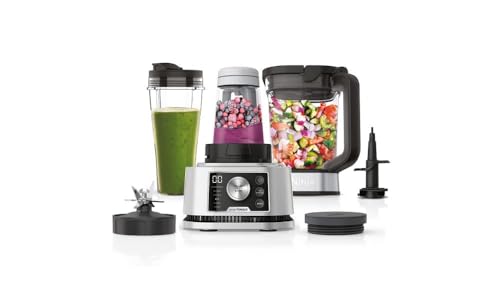 Ninja Foodi Power Nutri 1200W 3-in-1 Blender, Silver CB350UK