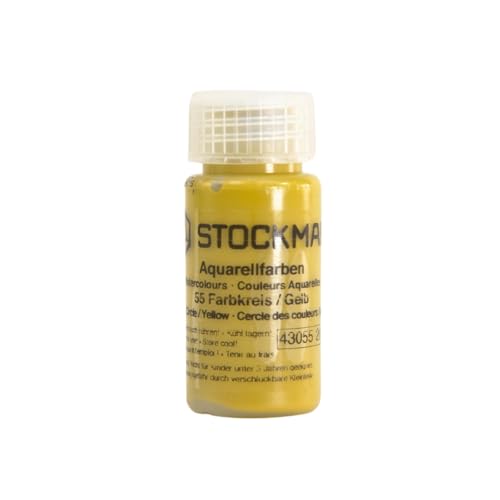 Stockmar Circle Color Watercolor Paint: Yellow, 20ml