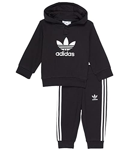 Ensemble hoodie adidas Originals 9 mois survêtement bébé coton noir