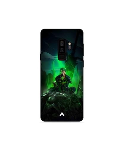 Image of Premium Anime 1 Case for Samsung Galaxy S9 Plus (Glossy Finish) Soft-Touch Metal TPU Back Cover, Shockproof, Designer, Aesthetic Mobile Phone Case