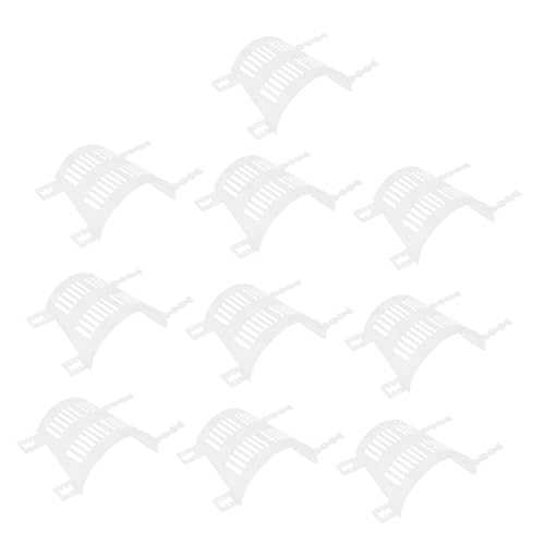 MOTHNUR 10 Stück Teiliges Orchideen Pflanzset Transparent Wurzelkontrollierende Anzuchttöpfe mit Verbesserter Luft und Wasserzirkulation Rutschfestes Design für Wiederverwendbar