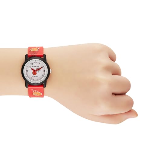 Image of Miykon Kids Watches for Boys and Girls - Educational Time-Telling Gift for Kids Aged 3-15, Toddlers, Preschoolers, and School-Aged Children - Easy to Read Analog Watch, Soft Resin Band, Japanese Quartz, 100M Water Resistant