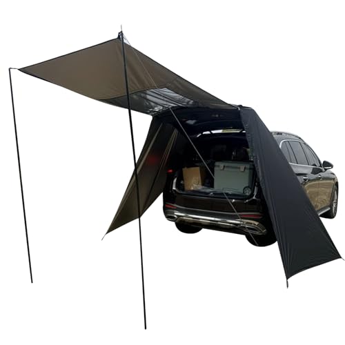Tienda de campaña para portón trasero, transpirable, ajustable, impermeable, resistente a los rayos UV, accesorios para automóvil, sedán, furgoneta, , playa, , senderismo, picnic, viaje
