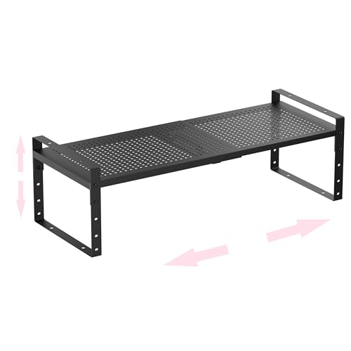 Asiingkel Multi-Functional Metal Shoe Rack, Space-Saving, Perfect for Entryway, Closet, Bathroom, etc. - Sturdy and Durable, High Weight Capacity?1PACK/Black/Large