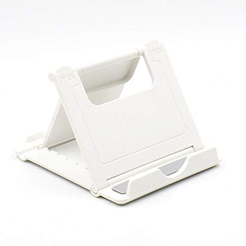 Preisvergleich Produktbild LovelysunshiDEany Tragbarer, universeller, Rutschfester Telefonständer Creative Foldable Desktop Holder Dock für Tablet-Handy-Ständer - Weiß