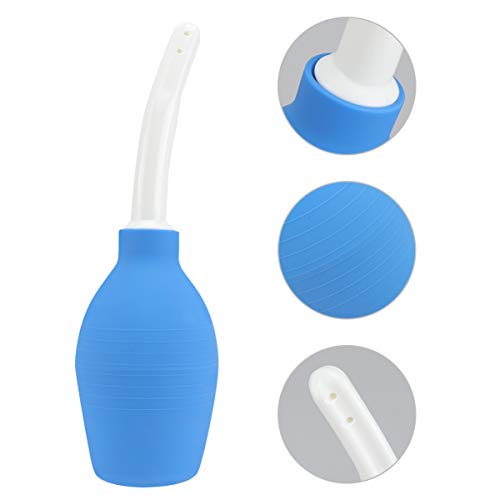 HEALLILY Bulbo de Enema Limpeza Anal de Silicone Vaginal Ducha Vaginal para Homens Mulheres Peças Pr