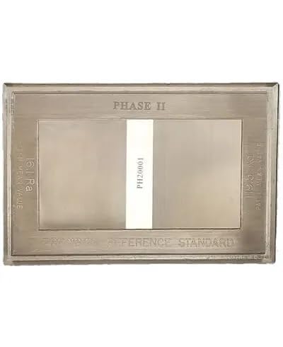 Accusize Industrial Tools PhaseII+ Surface Roughness Reference Standards/Profilometer Standards/Surface Finish Standards, SRG4600-505