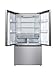 Hamilton Beach HBF2067 French Door Full Size Refrigerator with Freezer Drawer, 20.3 cu ft, Stainless Steel