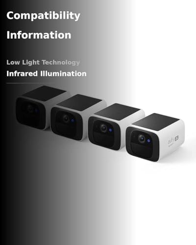 eufy Security S220 SoloCam 4-Cam Pack, Solar Charging, Wireless Outdoor Camera, Continuous Power, 2K Resolution, Day and Night Clarity, 2.4 GHz Wi-Fi, No Monthly Fee image 3