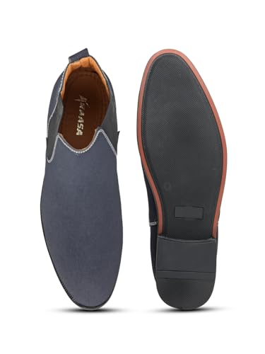 Image of Men's Slip On Fashion Chelsea Boots | High Tops, Soft Cushioned Insole, Comfortable Fit, Trendy, Stylish Boots