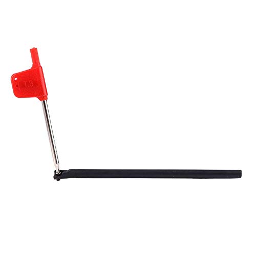 Akozon S10K-SCLCR06 Suporte de ferramenta de torneamento e 10 peças CCMT060204-HM YBC251 inserções e