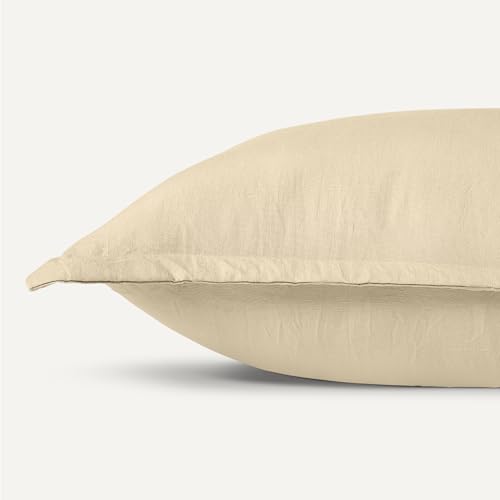 Image of Amazon Basics Brushed Microfiber Comforter Set, Extra Soft with Natural Texture, Oeko-TEX Certified, 3-Piece, King, Beige