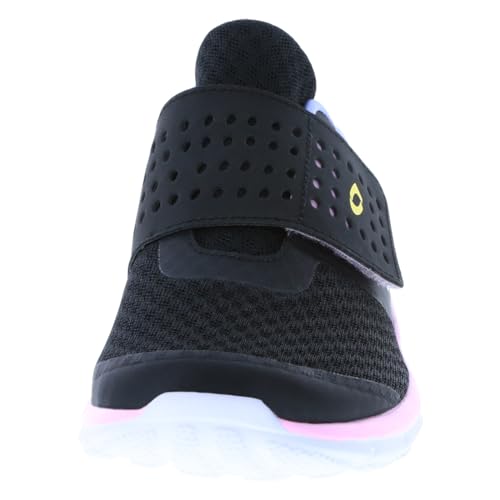 Cross Trekkers Tênis de corrida Gusto para meninos e meninas, Preto/pervinca/rosa, 15