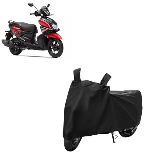 Image of Kerwa Waterproof Bike Cover Compatible with Yamaha Ray ZR 125 | Dust Proof, UV-Resistant, Mirror Pocket with Windproof Buckle Strap