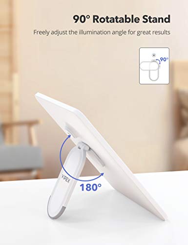 Jolywell Table Lamp, Desk Lamp With 10%-100% Customized Brightness, Portable Daylight Lamp With Timer, Memory Function, Flexible Lighting Angle For Home Office Travelling #TOP4