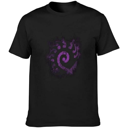 Starcraft II Starcraft II Zerg Creeping Shadow Purple Logo T Shirt Men Tops Tee Black M