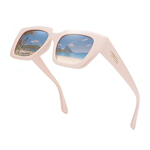 E R Elegant Rabbit Gafas De Sol Retro De Gran Tamaño Para Mujer, Gafas De Sol Modernas Con Marco Grueso 9329, Luz De Color Caqui, Medium E R Elegant Rabbit Gafas De Sol Retro De Gran Tamaño Para Mujer, Gafas De Sol Modernas Con Marco Grueso 9329, Luz De Color Caqui, Medium