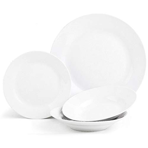 Sabichi 12pc White Day To Day Dinner Set