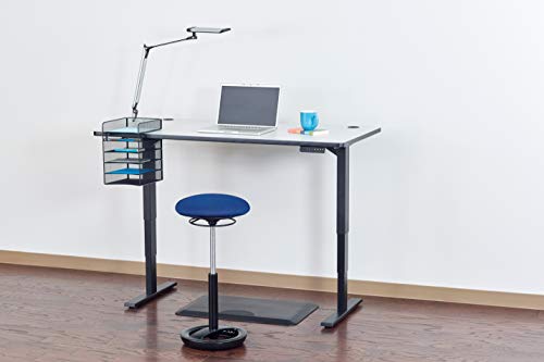 Image of Safco Twixt Active Movement Seating Chair, Ergonomic Support, Extended Height, Blue Mesh