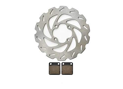 Yamaha Raptor 350 YFM350 Rear Sport Brake Rotor Disc and Rear Brake Pads