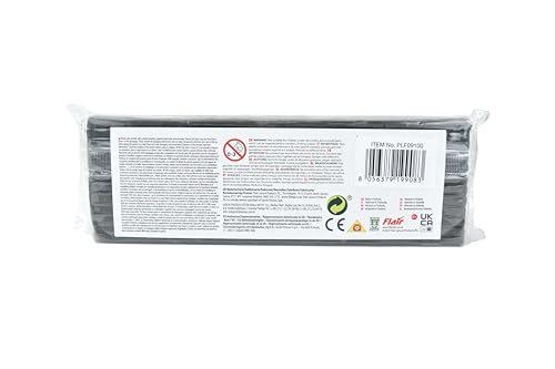 Plasticine One Colour Slab 400g - Dark Olive #26, Modelling Clay for Professional Animators and Model Makers, Easy to Shape and Mould, Make Sculptures, Models and Stop-Motion Animations