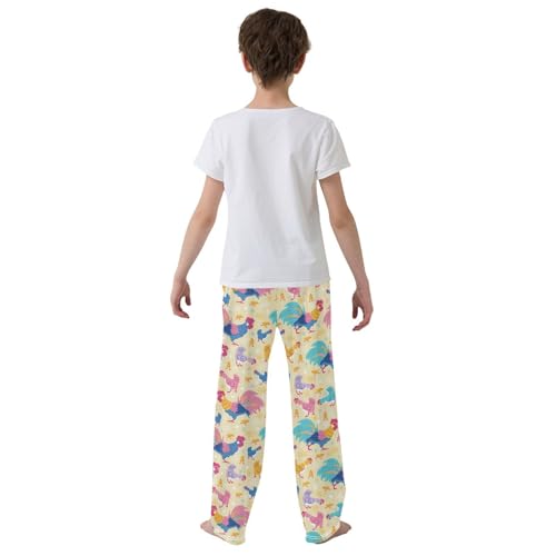 Pajamas Pants Soft Rooster Hen Chick Long Sleep Pjs Lounge Pajama Bottoms Elastic Waist with Pockets3