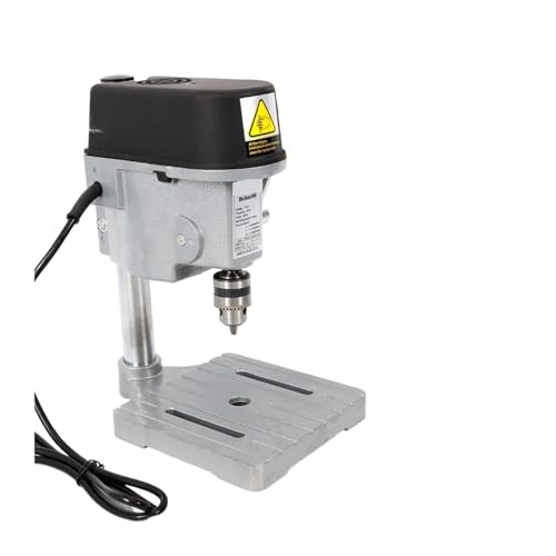 ZKLGS Taladro de Columna, Mini Pequeño Escritorio En Miniatura, Banco Pequeño Taladro De Mesa Prensa Eléctrica Portátil Mini Taladro Prensa Taladro para Metal, Madera
