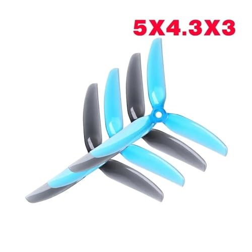 Hélices de précision Freestyle 5 pouces V2S pour multirotor de course