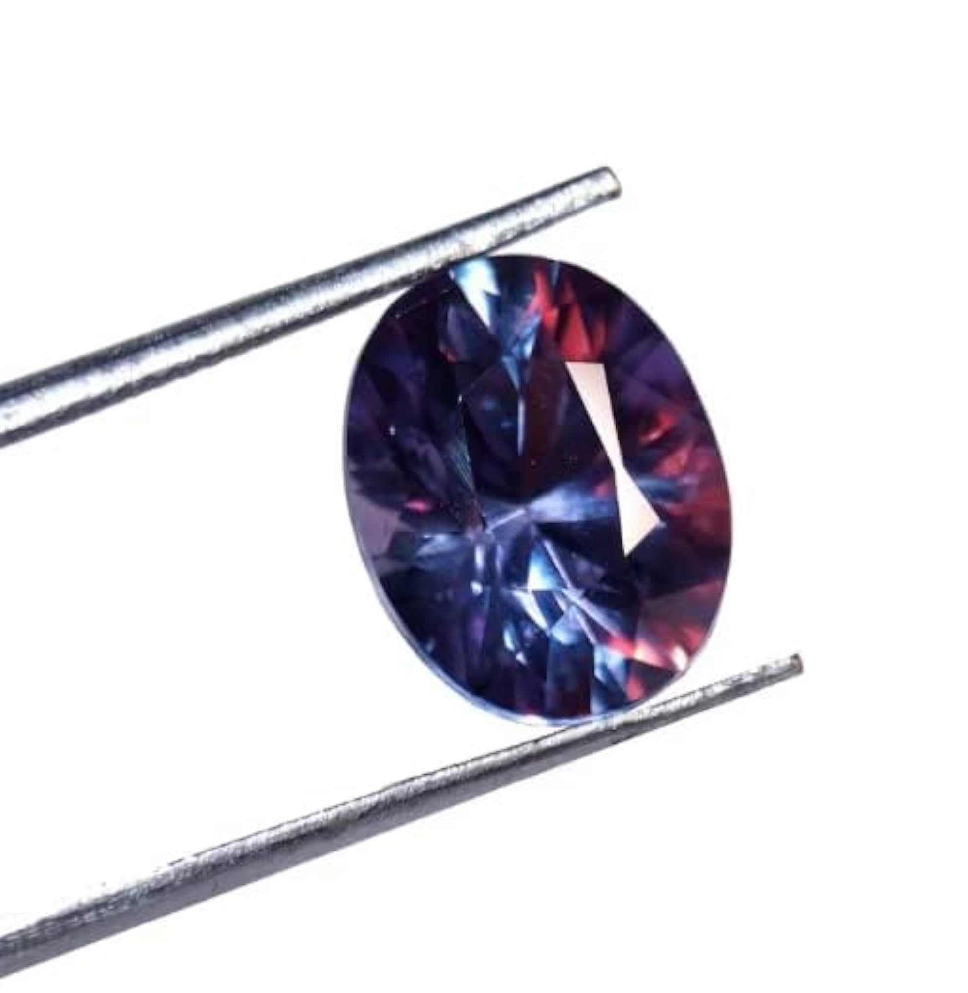 Purple Colour Alexandrite Gemstone 5.25 Ratti, Certified