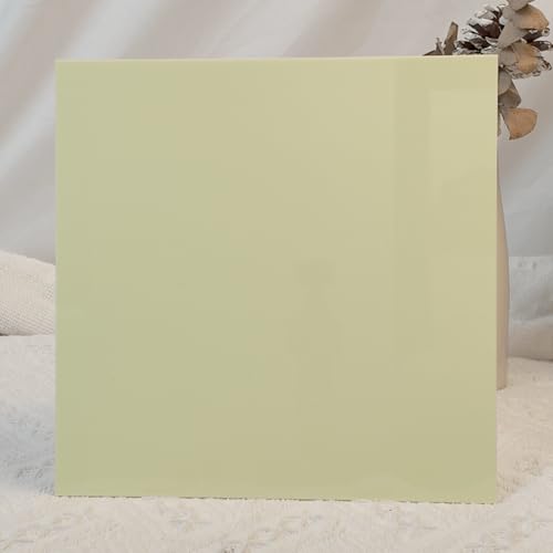 Image of 2pcs Pastel Cell Cast Acrylic Sheet Baby Yellow 1 /8inch (3mm) 11.8x15.7 300x400mm Glossy Matte Laserable Plexiglass Sheets Plasitc Board for Laser Cutting Engraving DIY Project
