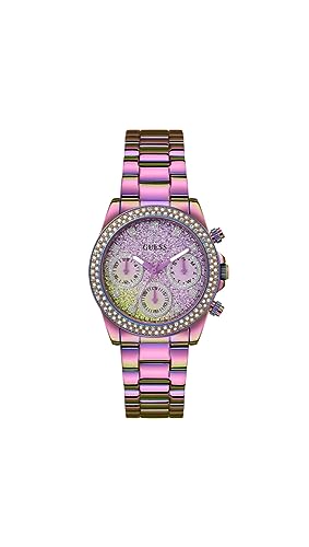 Montre GUESS femme montre bracelet analogique tendance or et argent chic