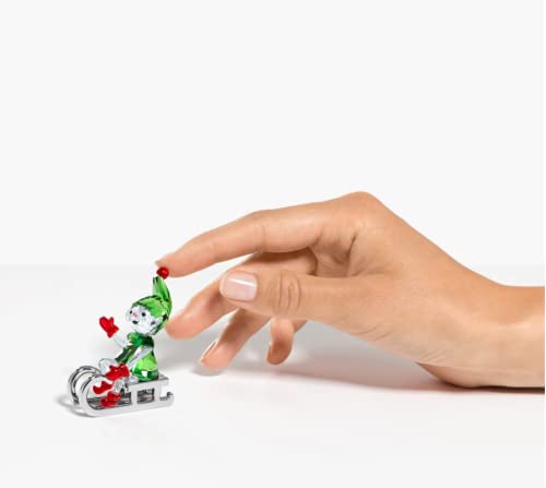 Amazon.co.jp: スワロフスキー サンタのエルフ そり ダーク マルチ