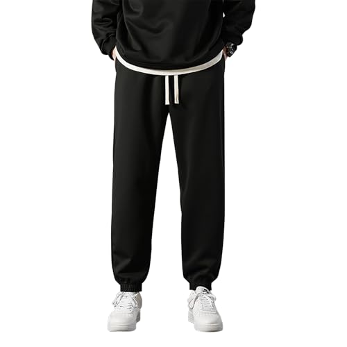Marine Royal Men's Sweatpants, Drawstring Waist Running Fitness Jogging Pants2