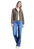 Chaqueta corta STREET ONE A322585 Chaqueta de Aspecto de Seda, Marrón Muddy Brown, 42 para Mujer