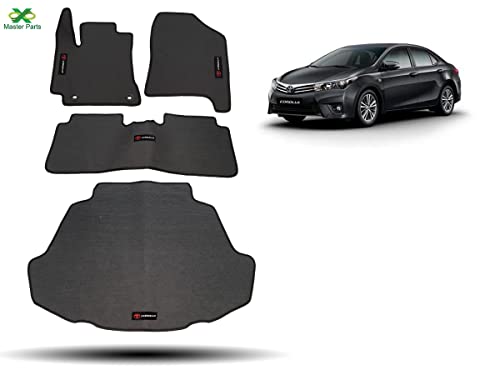 Tapete Borracha Corolla 2015-2019 Traseiro Interiço e Porta-malas