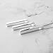 Sterling Silver Plain Vertical Bar Pendant Necklace, 18