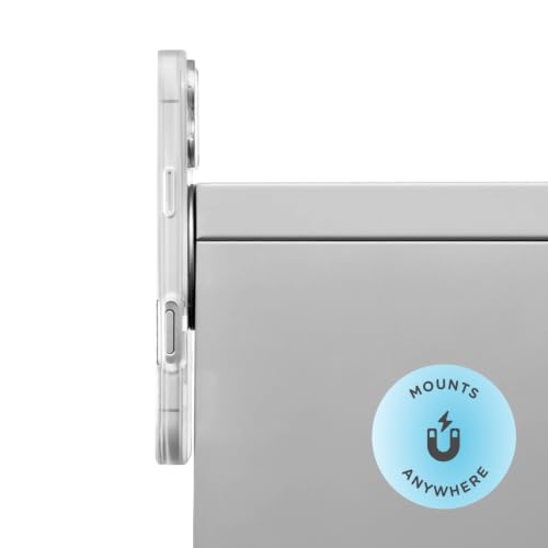 Image of PopSockets Low-Pro Grip for MagSafe, Thin Profile- Mint | Ultra-Slim Pocketable Phone Grip, Magnetic Mount, Flat, Thin, Slim Flat, Low, Profile, Blue