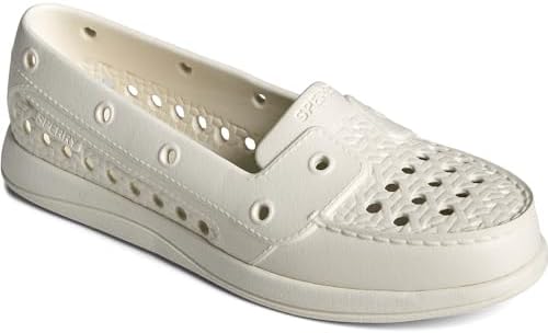 Sperry Women's Floatfish Boat Shoe, White, 8 | Image 1