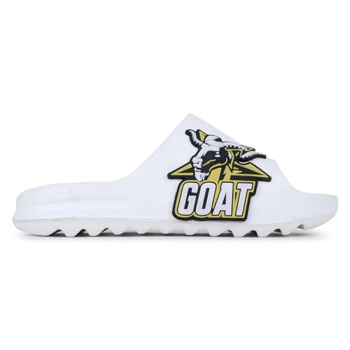 Pampy Angel Zig Zag Goat Men's Flip Flops Slides Back Open Household Comfortable Slippers