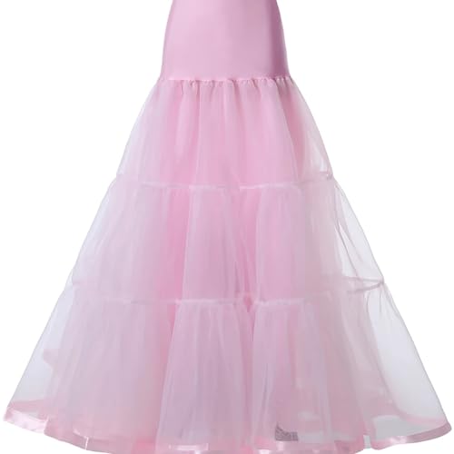 Jupon de mariée rose pour danser librement en robe bouffante