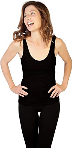 skinnytees Women's Basic Wide Strap Cami