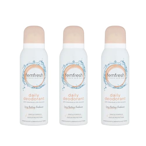 Femfresh 125ml Feminine Freshness Deodorant Spray x Pack of 3