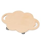 Robuste et durable : la planche de trottinette pour enfants est fabriquée en bois durable, peut supporter jusqu'à 61,2 kg. Dimensions : 30 x 30 x 7,5 cm.