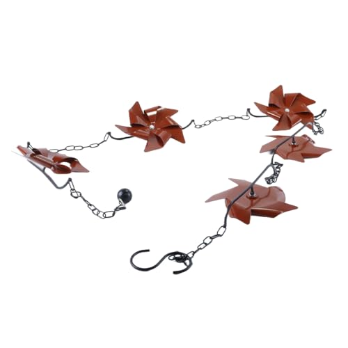 Orivin Chaîne De Pluie En Métal Avec Moulinet Pour Guider Efficacement L'eau Des Gouttières