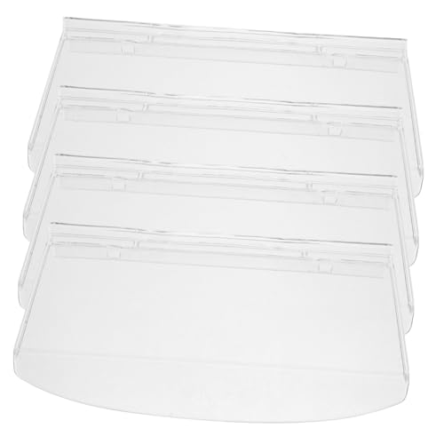 ULTECHNOVO 4 Pack Slatwall Shoe Mount Shoe Display Shelf for Retail Plastic Slatwall Shelves