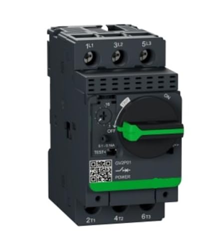 Disjoncteur moteur 3P GV2-P08 protection thermique 2,5-4 A pour tableau